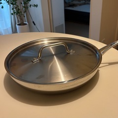 【無料】ステンレスフライパン 蓋あり28cm RUSTELA の画像