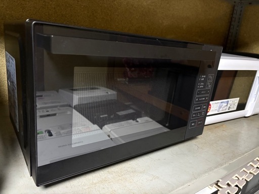 ニトリ製2025年式中古フラット型電子レンジ　BK2C01BK