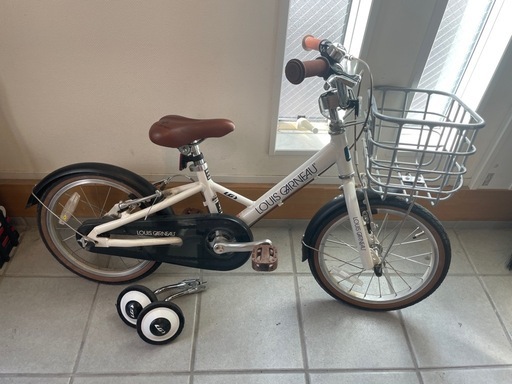 ルイガノ 16インチ 自転車 子ども K16PLUS 白 (yel) 勝川の自転車の