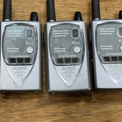 ALINCO 特定小電力トランシーバー DJ-P11 / DJ-P9 計5台 動作確認済みの画像