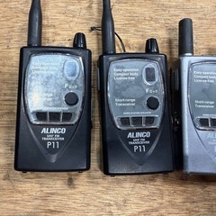 ALINCO 特定小電力トランシーバー DJ-P11 / DJ-P9 計5台 動作確認済みの画像