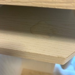 スリムデスク　オープンシェルフの画像