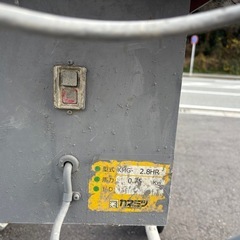 ■中古品 カネミツ モルタルミキサー KMG-2.8HR 80L 直径：680ｍｍ サイズ：780ｘ990ｘ1025ｍｍ 100Ｖ 動作問題なし■の画像