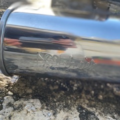 柿本改マフラーシングル出し　アリストJZS147ツインターボ前期　の画像