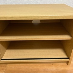 ニトリ ローテレビボード 左右開閉扉 テレビ台の画像