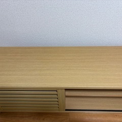 ニトリ ローテレビボード 左右開閉扉 テレビ台の画像