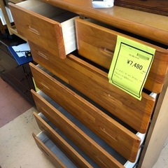 ★限定SALE20%OFF★《リサイクルショップドリーム次屋店》6段ハイチェスト 中古品 ☆尼崎市若王寺☆の画像