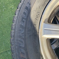 155/80R13タイヤホイールセットの画像