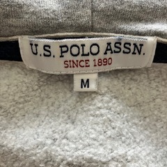U.S.POLO ASSN. 裏起毛ジップパーカーの画像