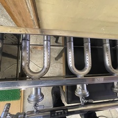 柴田金物 特注4穴 明石焼き器 銅板10枚　業務用厨房機器の画像