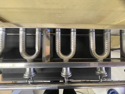 柴田金物 特注4穴 明石焼き器 銅板10枚　業務用厨房機器　ベビーカステラ、人形焼きも