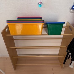 おもちゃ箱　　　箱一個割れありの画像