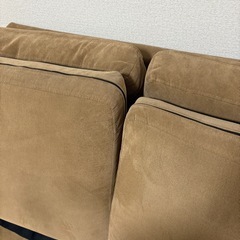 Moss ブラウン コーデュロイ　2人掛けソファの画像