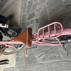 女の子自転車　小学校低学年の画像