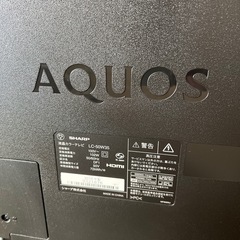 SHARP AQUOS 50インチYouTubeやNetflix視聴可能の画像