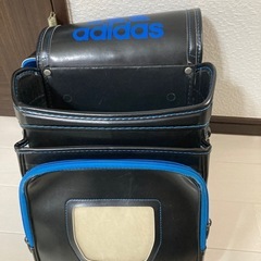 ランドセル　adidas 男の子　黒の画像