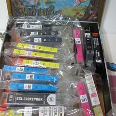 💗キャノン用互換インク・未使用💗５色インク３セット　合計１５本　ＢＣＩ－３７０－３７１の画像