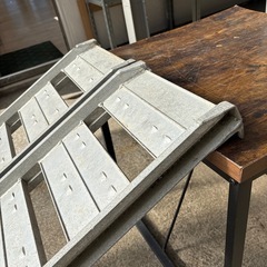 スロープ  2本 　アルミ製  車両ブリッジの画像