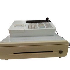 CASIO カシオ　電子レジスター ホワイト　110ER 店舗用品 動作品の画像