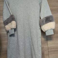 小学4〜6年向け　冬物ワンピース＆耳当ての画像