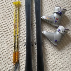 ジュニアスキー 118センチ　3点セットの画像