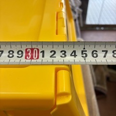 ★一つ¥800★【残り2つ！黒・黄色】キャリコ・フタ付き収納ケース・収納ボックス・2色！重ね置き可能！・高さ31cm×幅43.5×奥行き33.5cmの画像