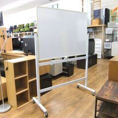 ホワイトボード キャスター付き 片面タイプ 脚付き オフィス用品 業務用 札幌 厚別区 厚別店の画像