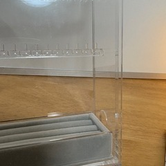 無印良品　アクセサリーケース　指輪ケース付き　ネックレス、ピアススタンド　推し活　アクスタの画像