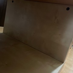 中古品　IKEA サイドテーブルキャスター付き　55×55cmの画像