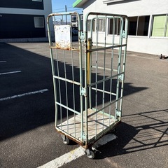 カゴ台車  車輪付き 　折りたたみ式の画像