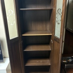 12/29まで！木製棚 扉付き  の画像