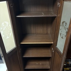 12/29まで！木製棚 扉付き  の画像