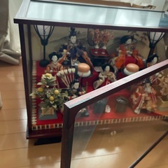 ★受渡完了★至急！52年前の雛人形　ケース入り　オルゴール付きの画像