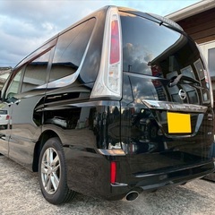 8人乗り‼️特別仕様車‼️月々1.2万円〜分割払い可❗️車検2年付き！大人気☆ニッサン セレナ☆フリップダウンモニター付き☆Bluetooth対応ナビ付き☆走行中DVD見れます☆ETC☆バックカメラ☆ドラレコ付きのフル装備☆両側電動スライドドア☆ウィンカーミラー☆フル装備☆事故修復歴無し極上車☆社外アルミ☆車内広々三列シート‼️の画像