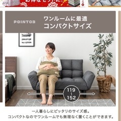 【12/31処分】【美品】2人掛けミニソファの画像