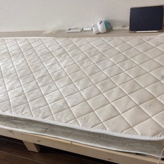 シングルベッドフレーム＋マットレスセット 引き取り限定 1月中優先の画像