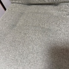 脚付きハイバックソファ（1人掛）グレーの画像