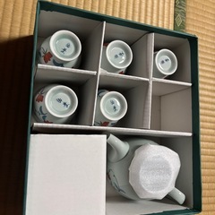 陶材　急須、湯呑みの画像