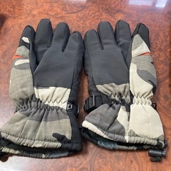 スノーボード　迷彩手袋(L)の画像