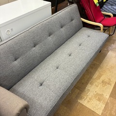 【ジャングル深井店】★ソファーベット グレー ソファー 家具 簡易クリーニング済 堺市 深井 【FU3155】の画像