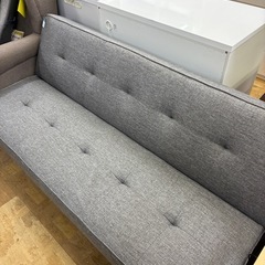 【ジャングル深井店】★ソファーベット グレー ソファー 家具 簡易クリーニング済 堺市 深井 【FU3155】の画像