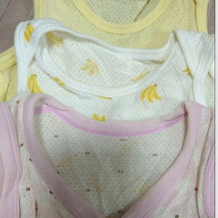 ベビー肌着9着セット(※要状態確認)の画像