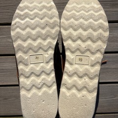 スニーカー☆茶色革製・30センチの画像