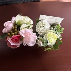 フラワーアレンジメント　2個セット　の画像