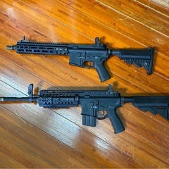 電子トリガー搭載 電動ガンカスタム2丁 バッグ付の画像