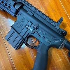 電子トリガー搭載 電動ガンカスタム2丁 バッグ付の画像