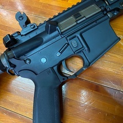 電子トリガー搭載 電動ガンカスタム2丁 バッグ付の画像