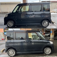 車検取り立て！スペーシア！カスタム！Sエネチャージ！4WD！ナビ！テレビ！エンスタ！スタッドレス！早い者勝ち！の画像