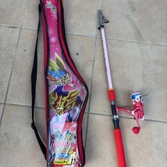 子ども　釣り竿　ポケモンロッドの画像