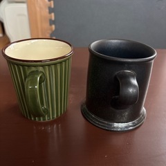 美濃焼 リンヌ グリーンとキントー (KINTO) SCS-S01 　マグカップ2個セットの画像